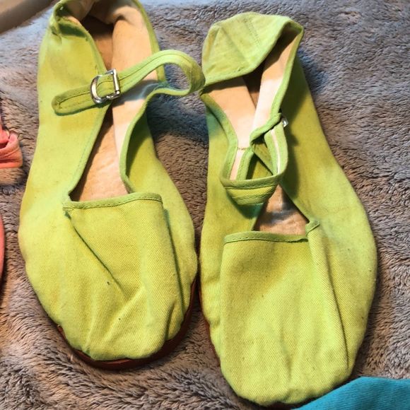 Women's Chinese Mary Jane Cotton Shoes SlipperCloth strap flats in 3 colors. - Picture 3 of 16